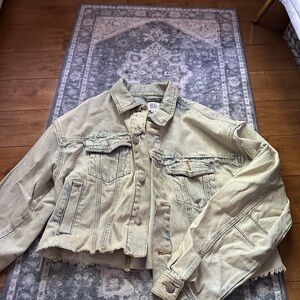 Urban outfitters BDG Cream Jean Jacket Classic Denim Style